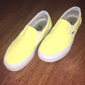 PASTEL YELLOW VANS
